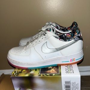 Nike Colourful Air Force One Sneakers